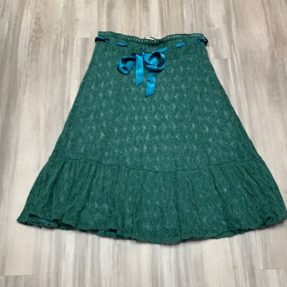 EUC FREE PEOPLE MIDI SKIRT